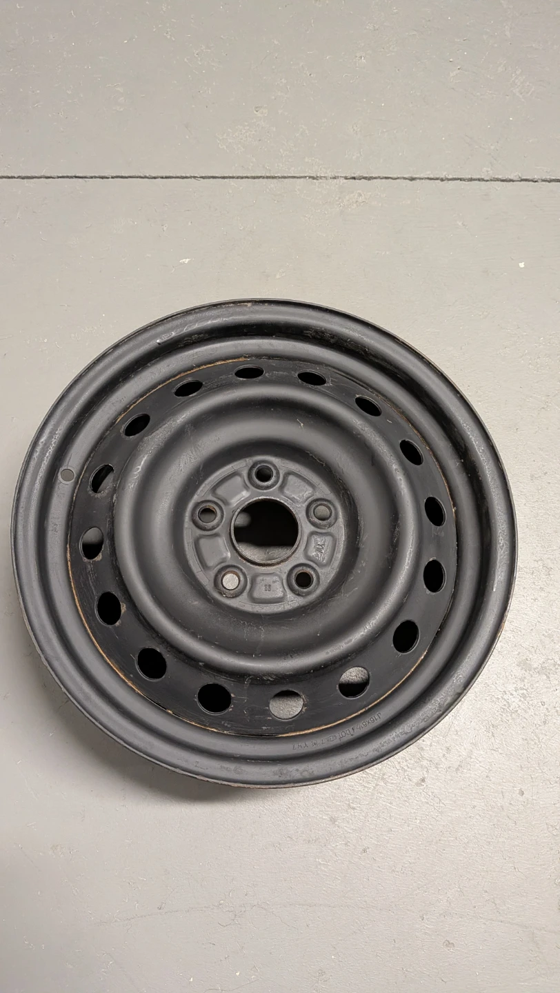 SET OF 4 STEEL RIMS – 16" x 6.5" – 5 LUG - photo 4