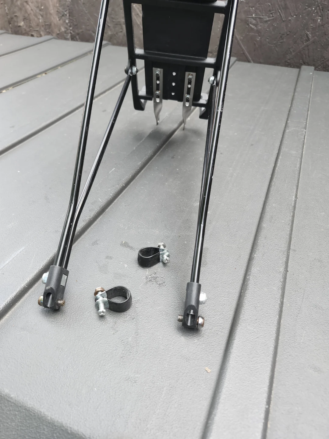 Black Bicycle Rear Rack - photo 4