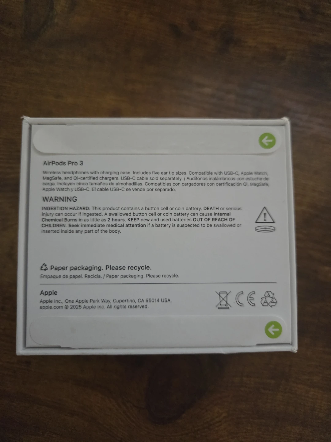 Apple AirPods Pro 3 brand new unopened - photo 2