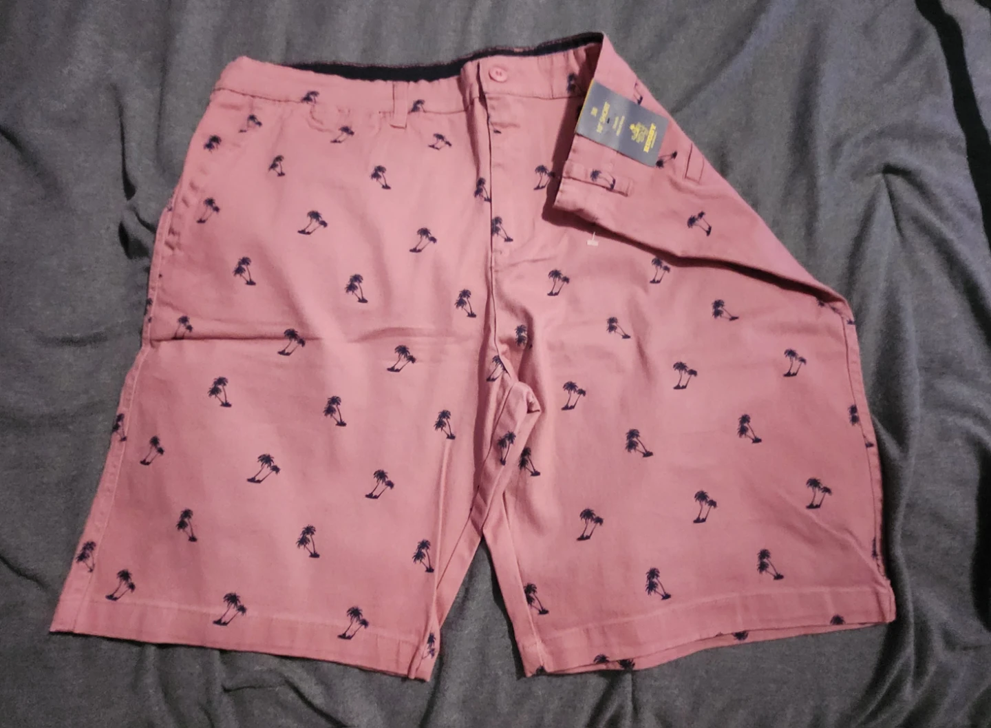 Anchor Blue Palm Tree Shorts
