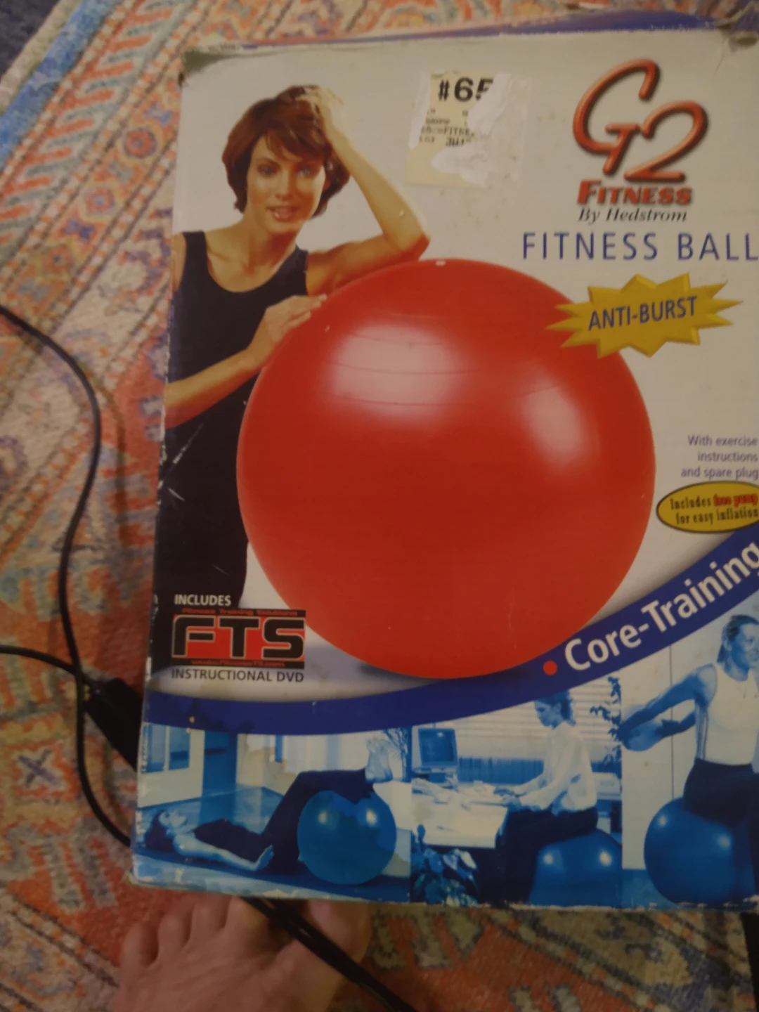 G2 Fitness by Hedstrom Anti-Burst Fitness Ball