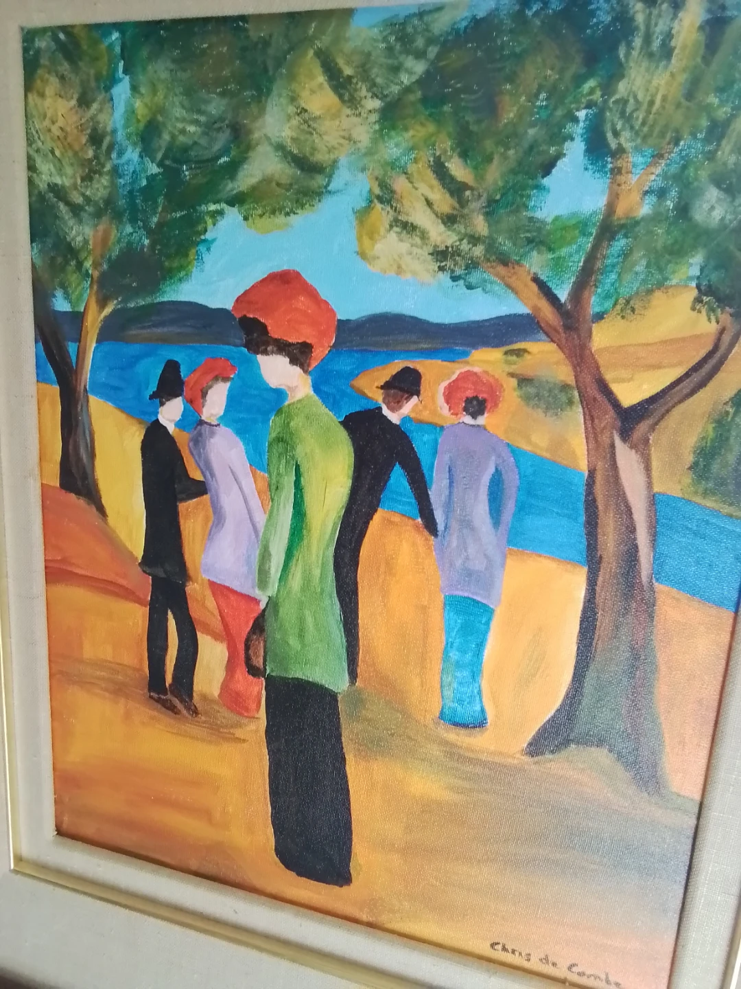 Framed Painting by Chris de Cambe - photo 3