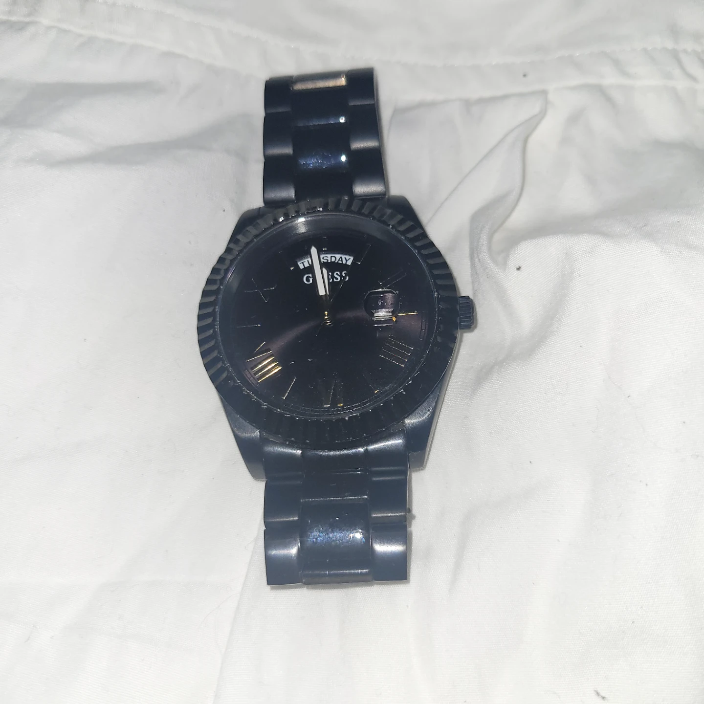 GUESS Black Watch with Day and Date - photo 2