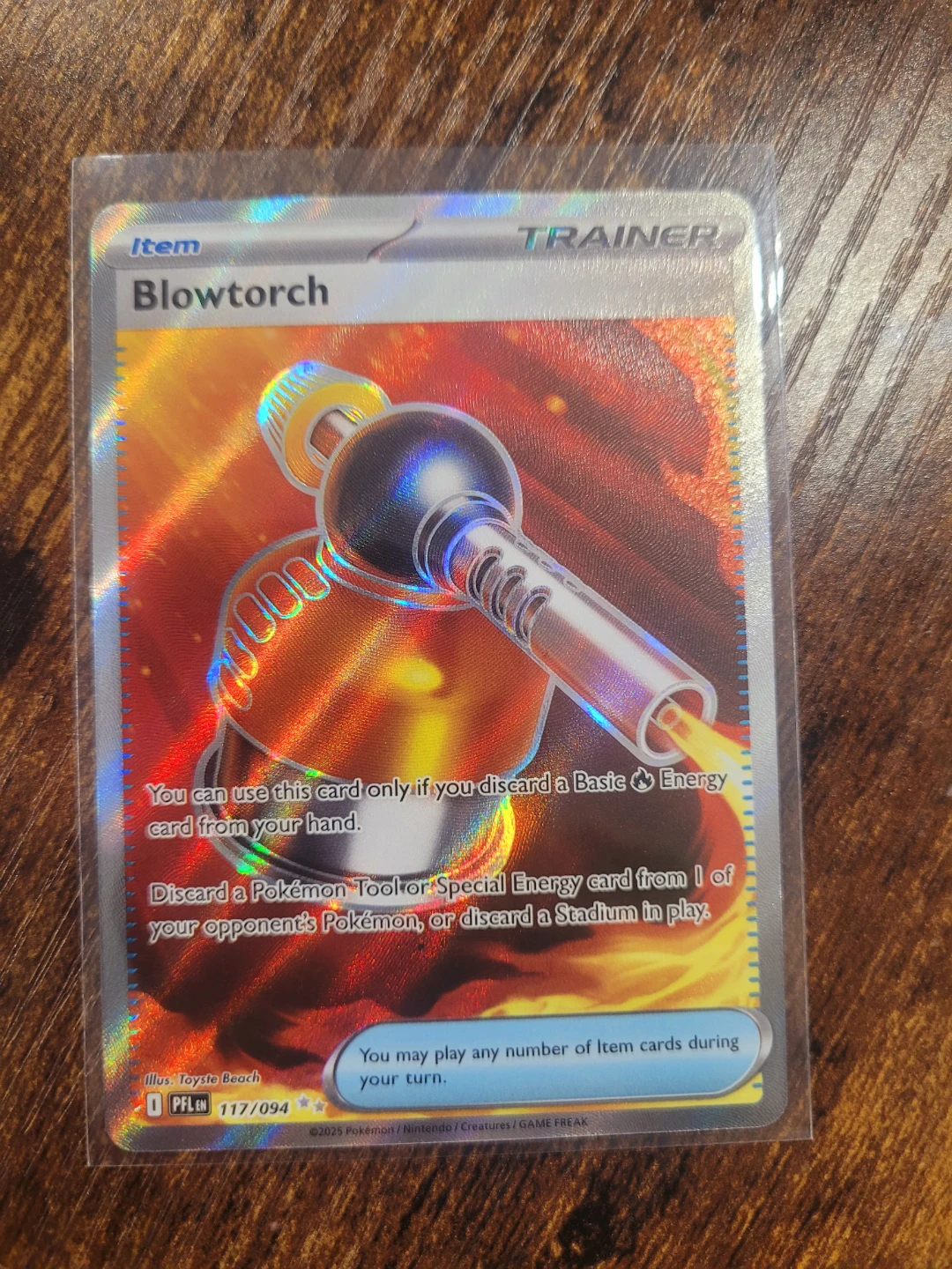Pokemon Card - Item -  Blowtorch - Price Firm