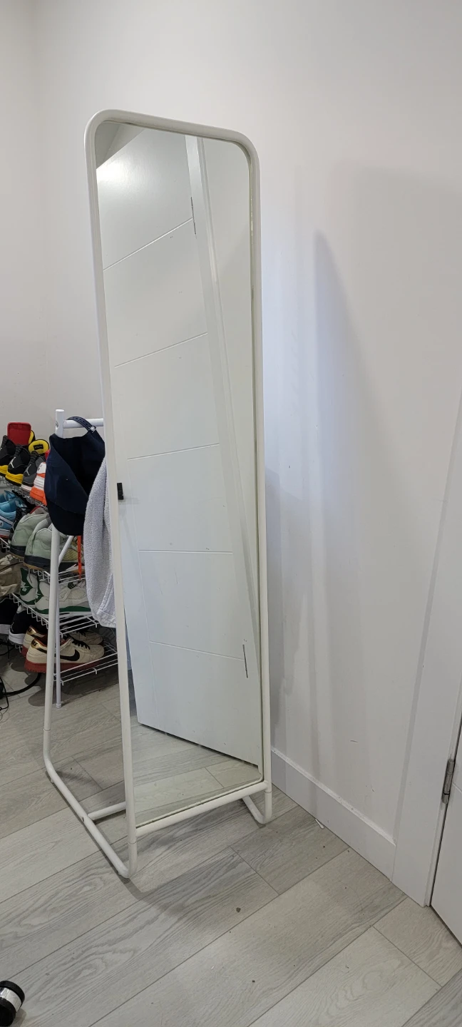 White Full Length Mirror - photo 2