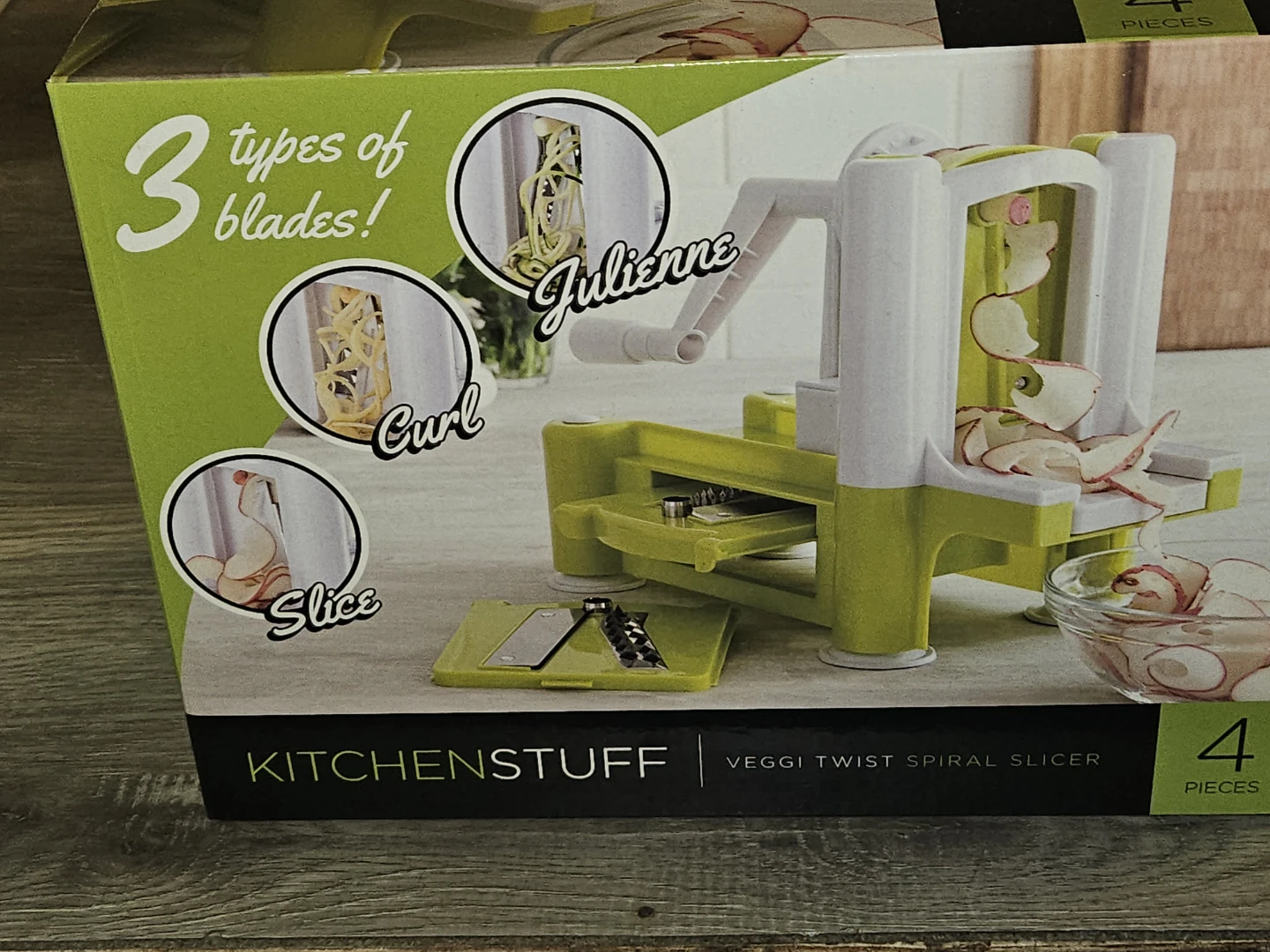 Kitchenstuff Veggi Twist Spiral Slicer with 3 Blades