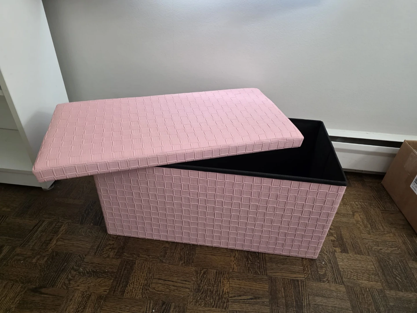 Pink storage Ottoman - photo 2