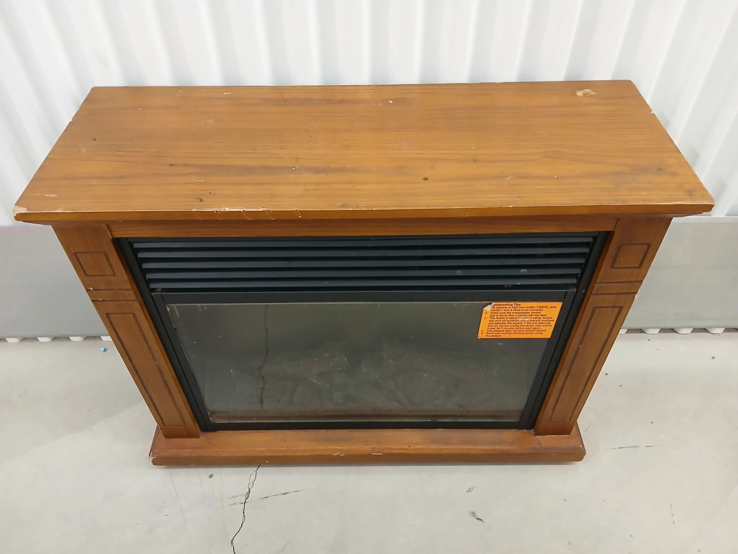 Wooden Electric Fireplace heater - photo 5