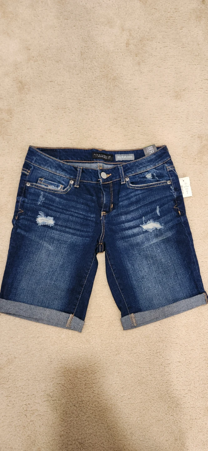 Aeropostale Women's Bermuda Denim Shorts Size 6
