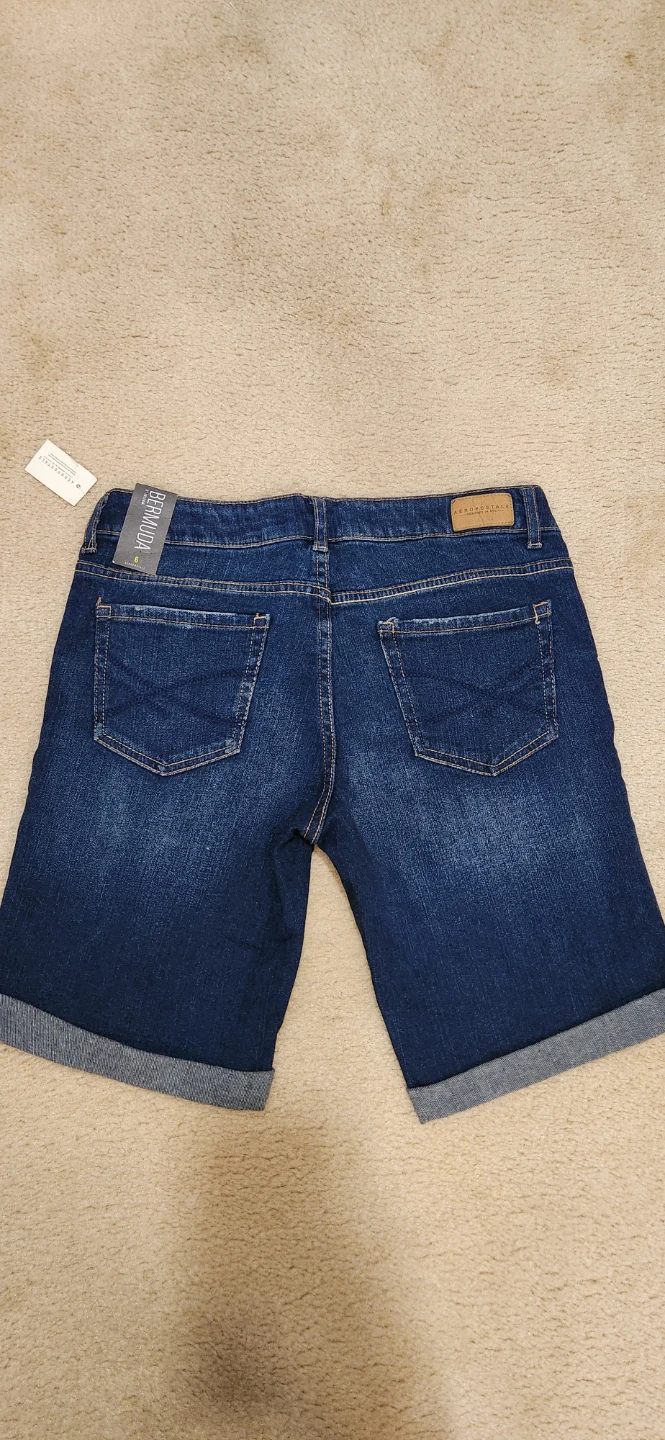 Aeropostale Women's Bermuda Denim Shorts Size 6 - photo 3