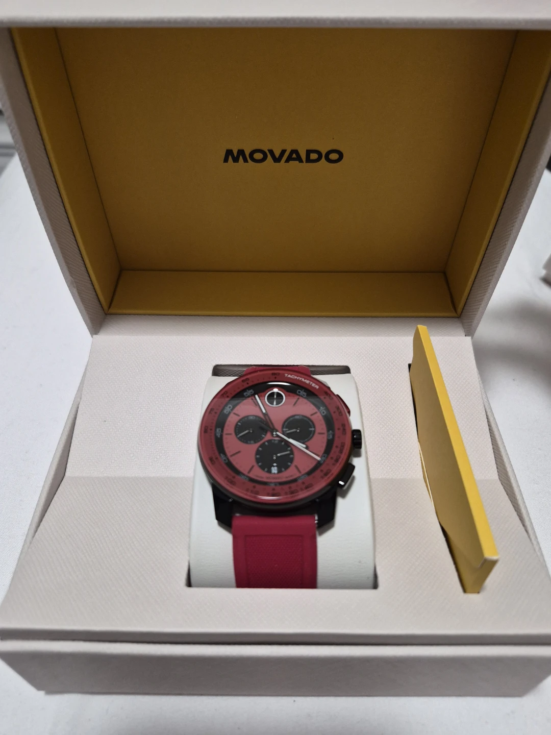 Brand new  Red/Black original BOLD TR90 Chronograph watch - photo 5