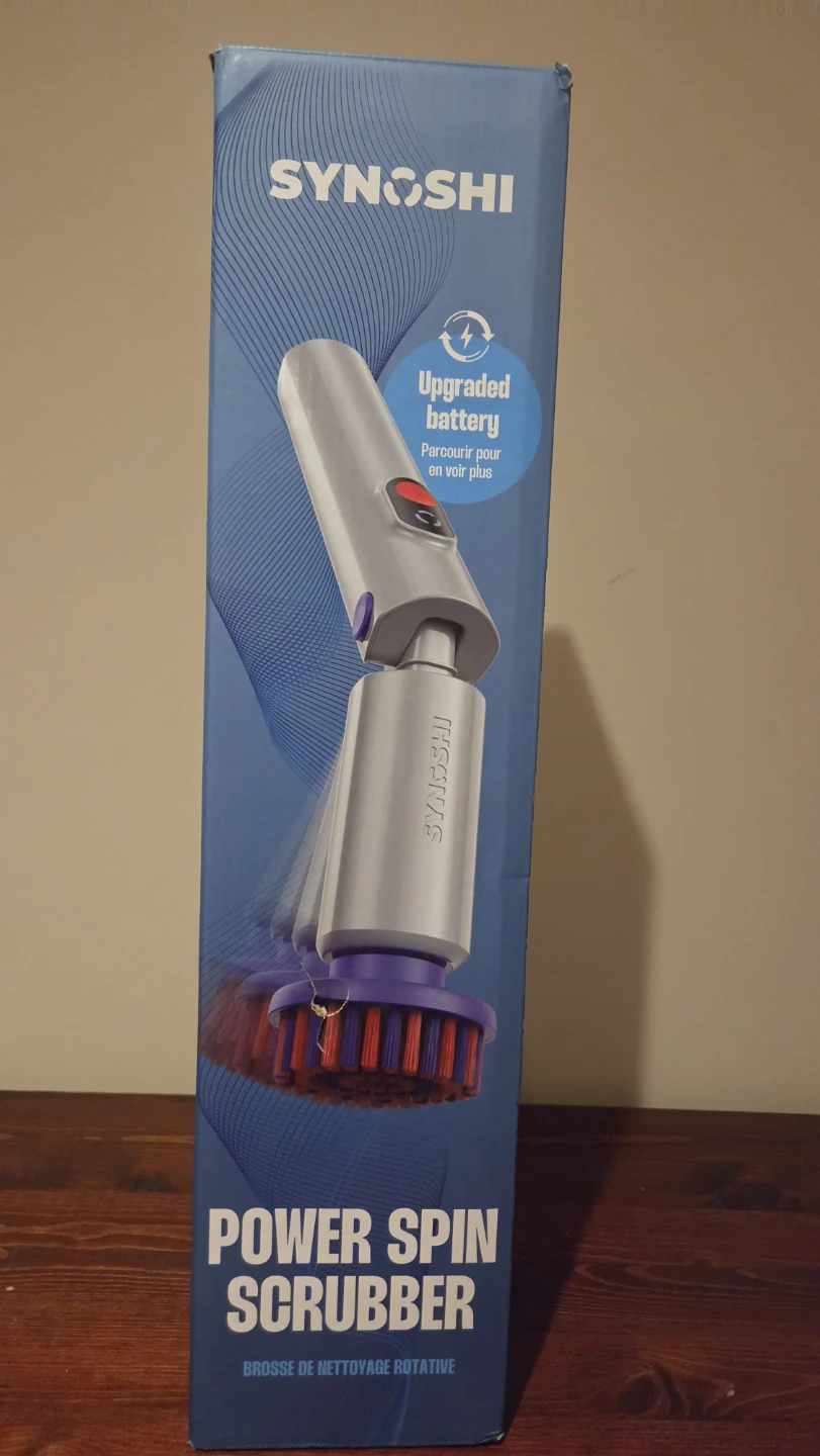 SYNOSHI Power Spin Scrubber with Upgraded Battery