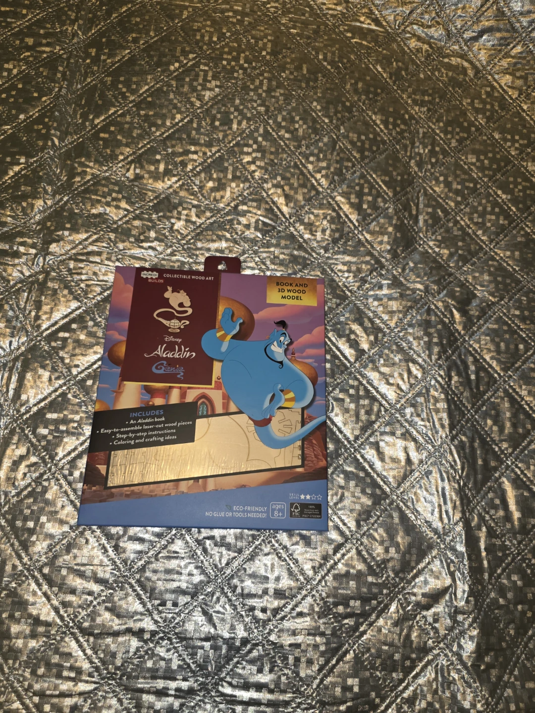 ⚽ NEW, SEALED Disney Story Book + 3D Wood Model