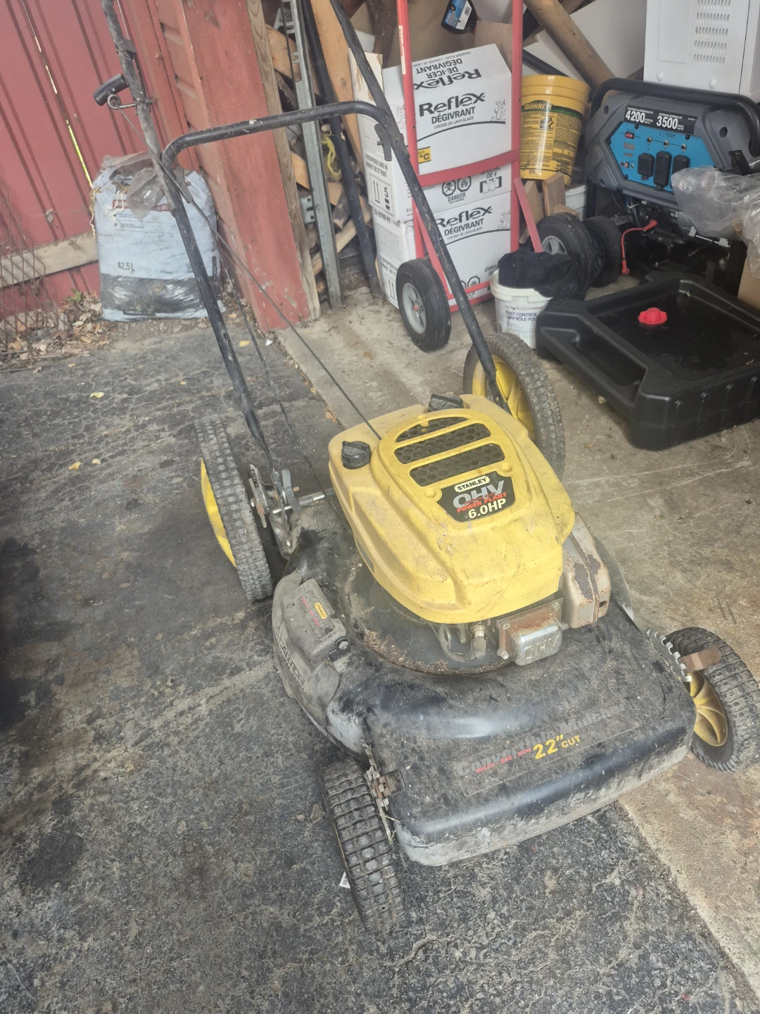 Stanley OHV 6.0HP 22" Cut Lawnmower