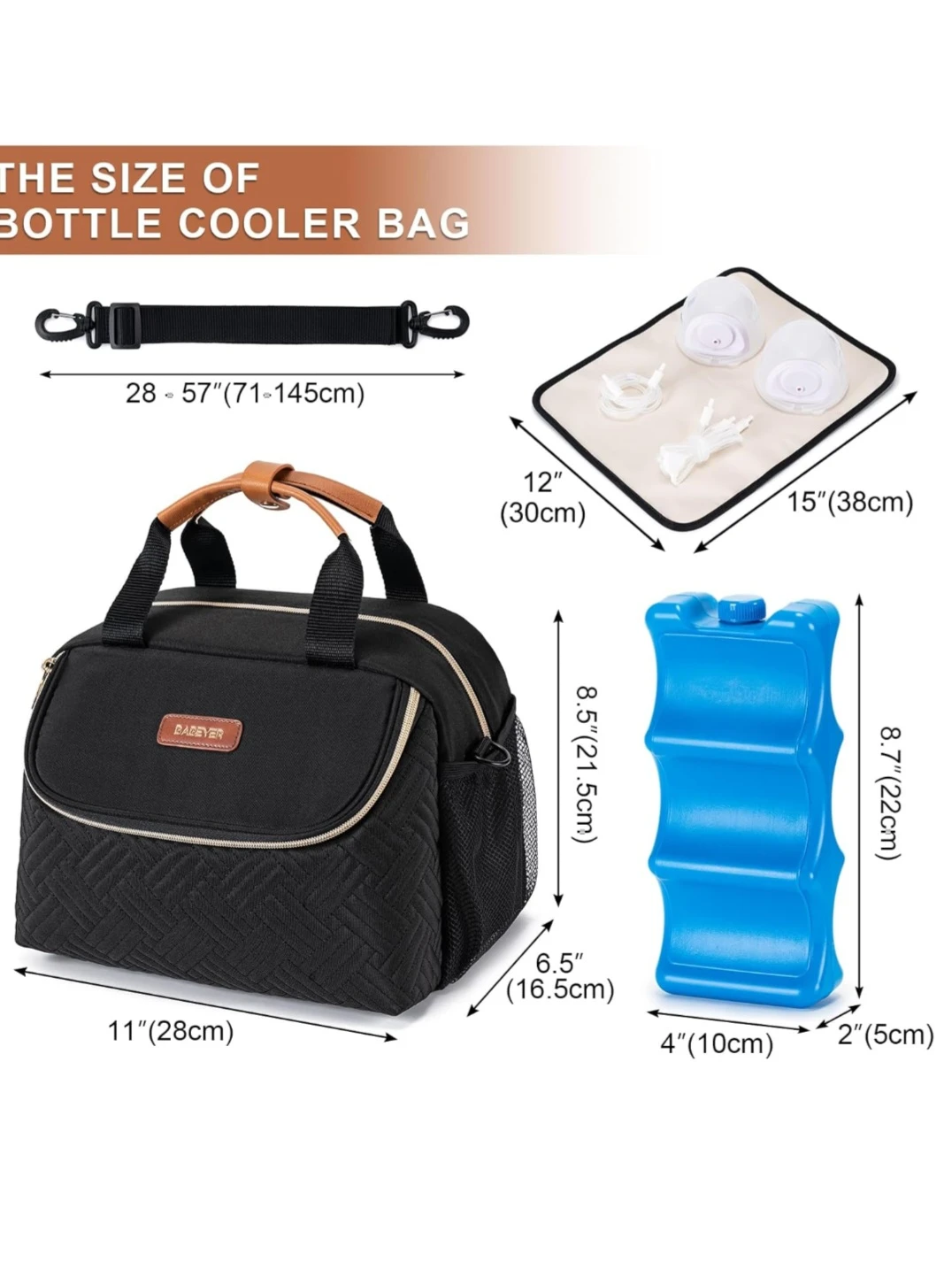 BABEYER - WEARABLE BREAST PUMP BAG
