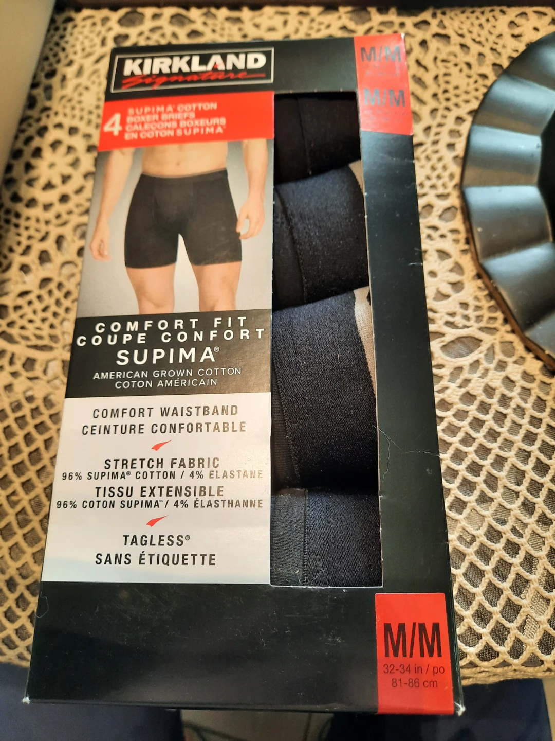 Kirkland Signature Men's Supima Cotton Boxer Briefs