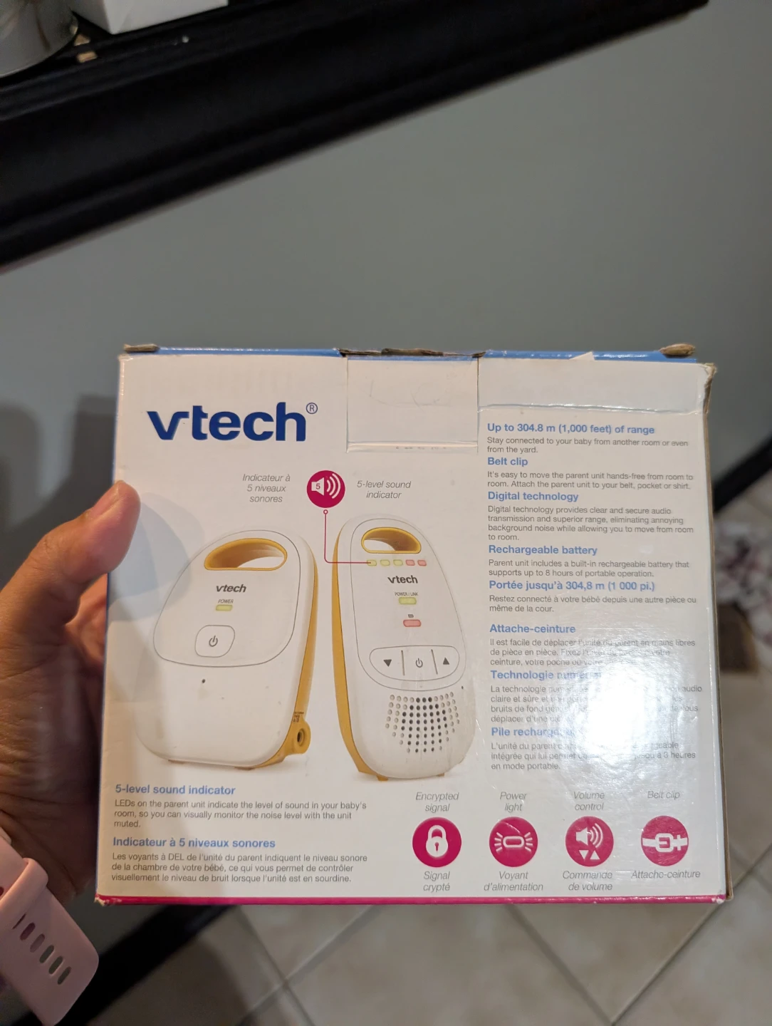VTech DM111 Audio Baby Monitor - photo 2