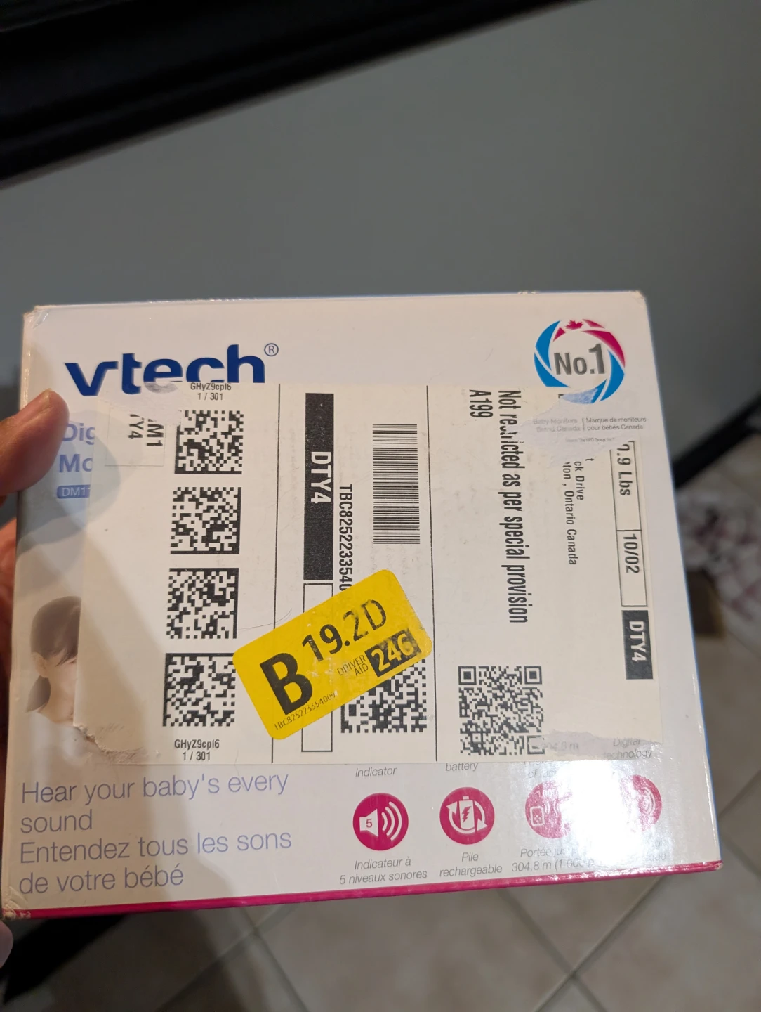 VTech DM111 Audio Baby Monitor - photo 3