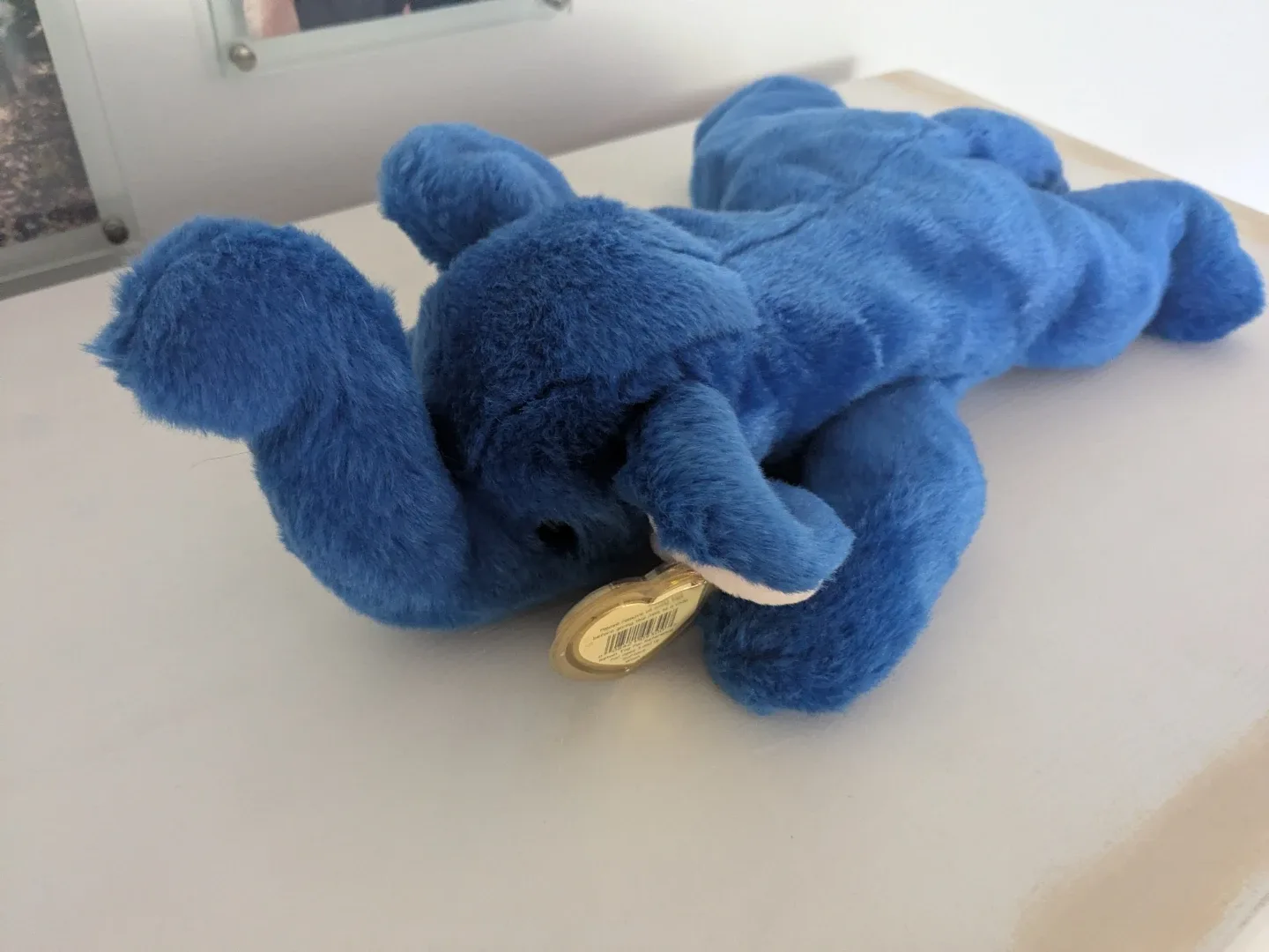 Ty Beanie Buddy Blue Peanut - photo 2