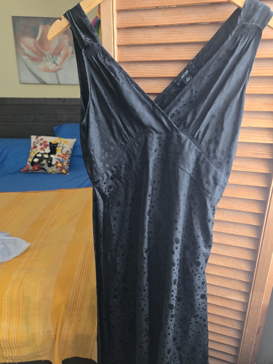 Black Silk Dress from Jacob (size XS) - photo 5