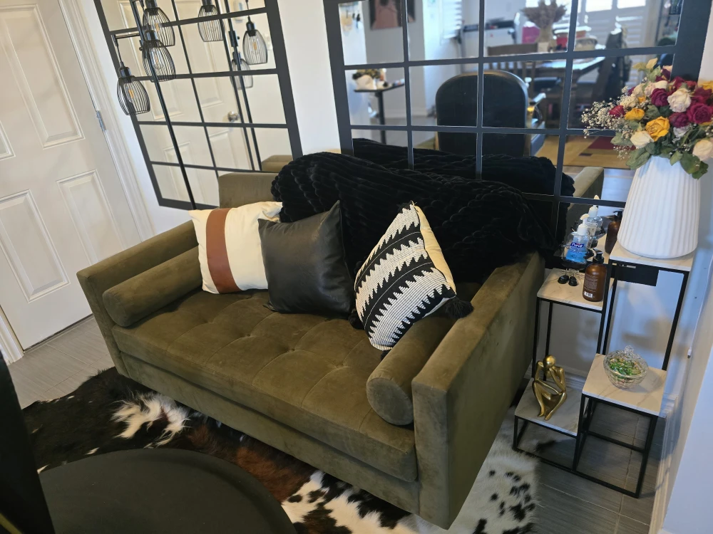 Olive Green Sofa