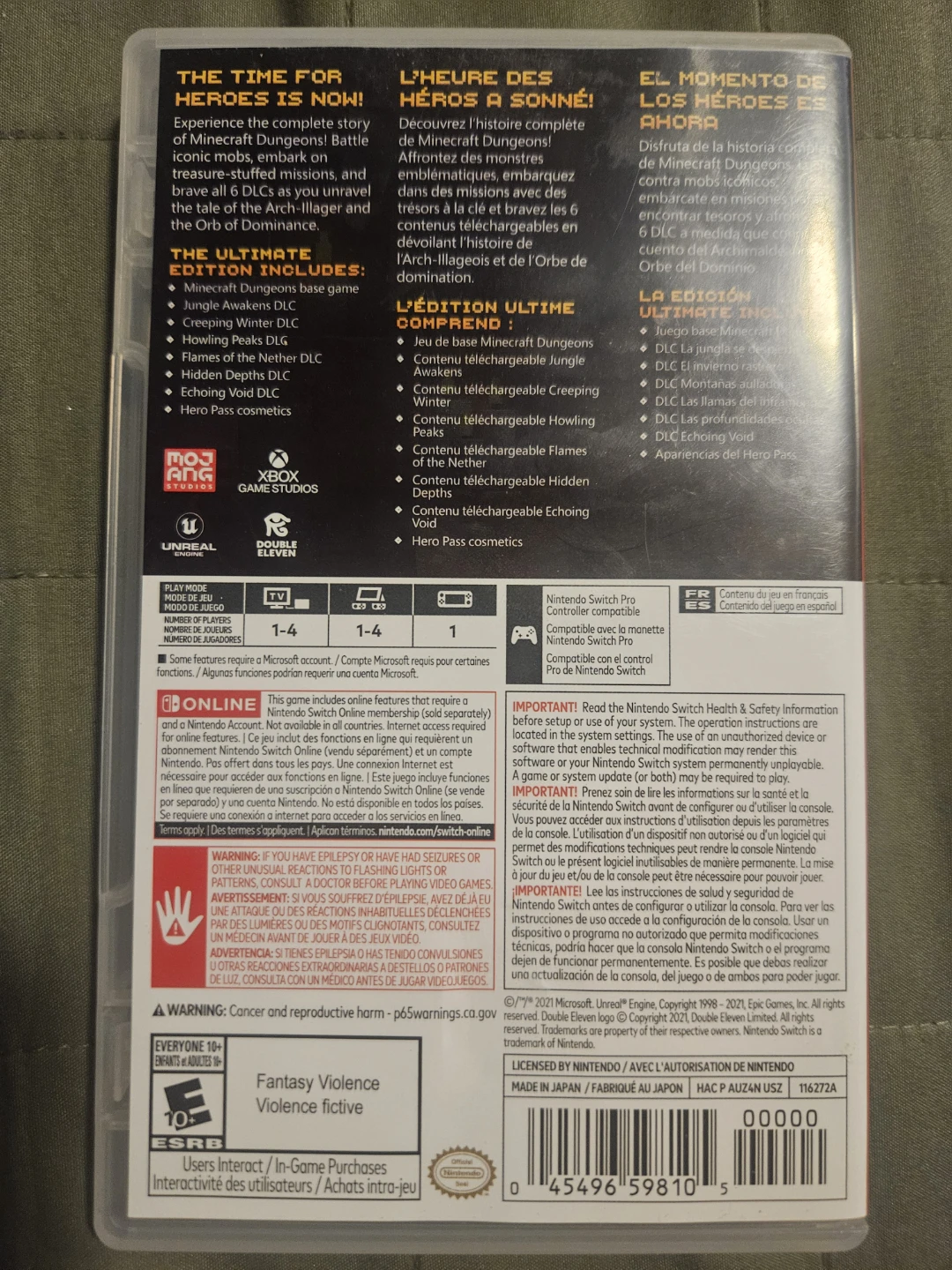 Nintendo Switch Minecraft Dungeons Ultimate Edition - photo 3