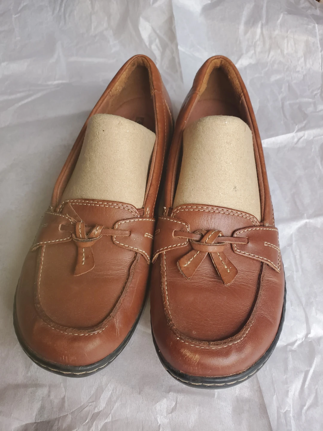 Clarks Collection Women's Leather Shoes, size 7N - photo 3