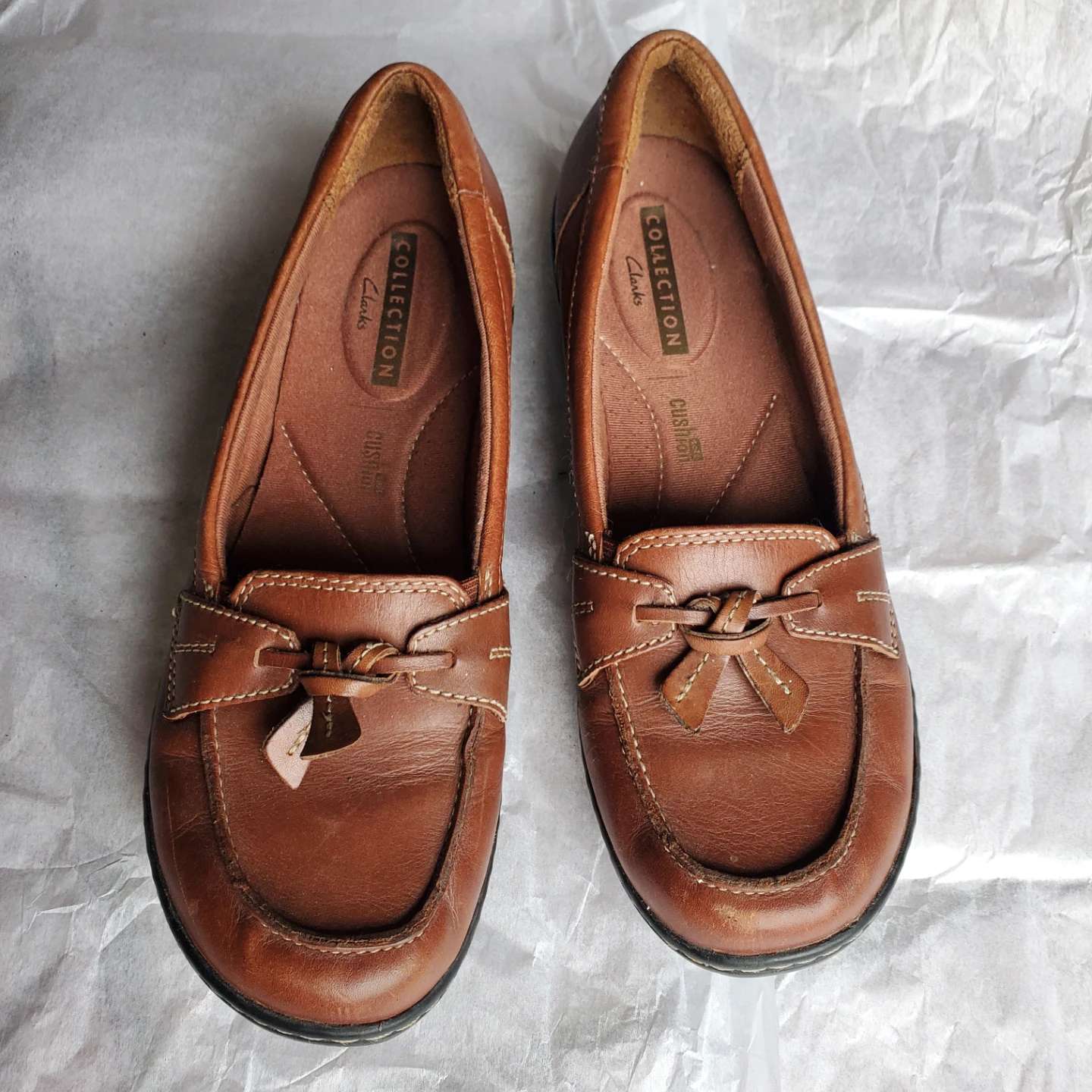 Clarks Collection Women's Leather Shoes, size 7N - photo 4