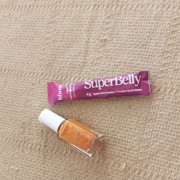 Essie Nail Polish & SuperBelly Hydration Powder Sample