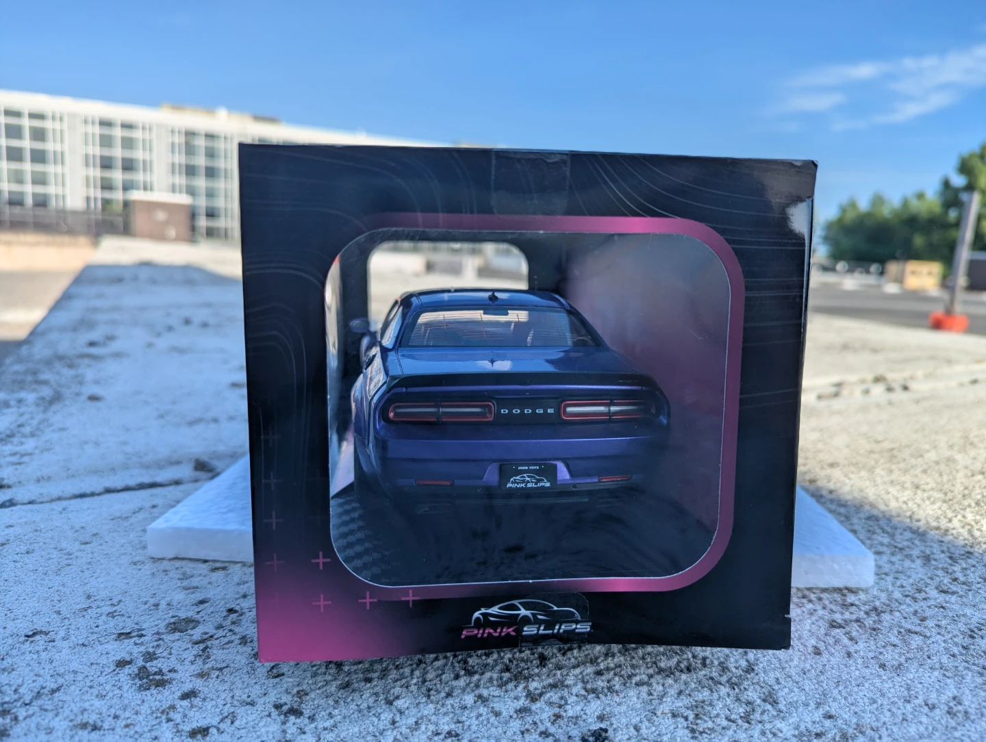 Jada Pink Slips Dodge Challenger SRT Demon 1:18  Scale - photo 5