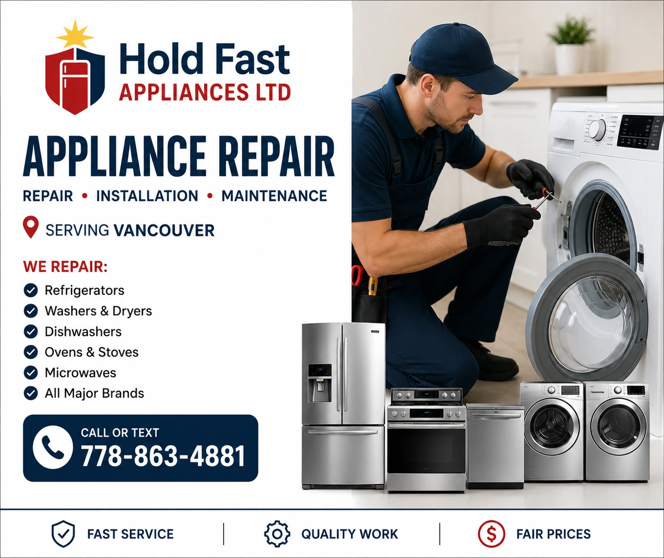 Appliance Repair Services in Vancouver