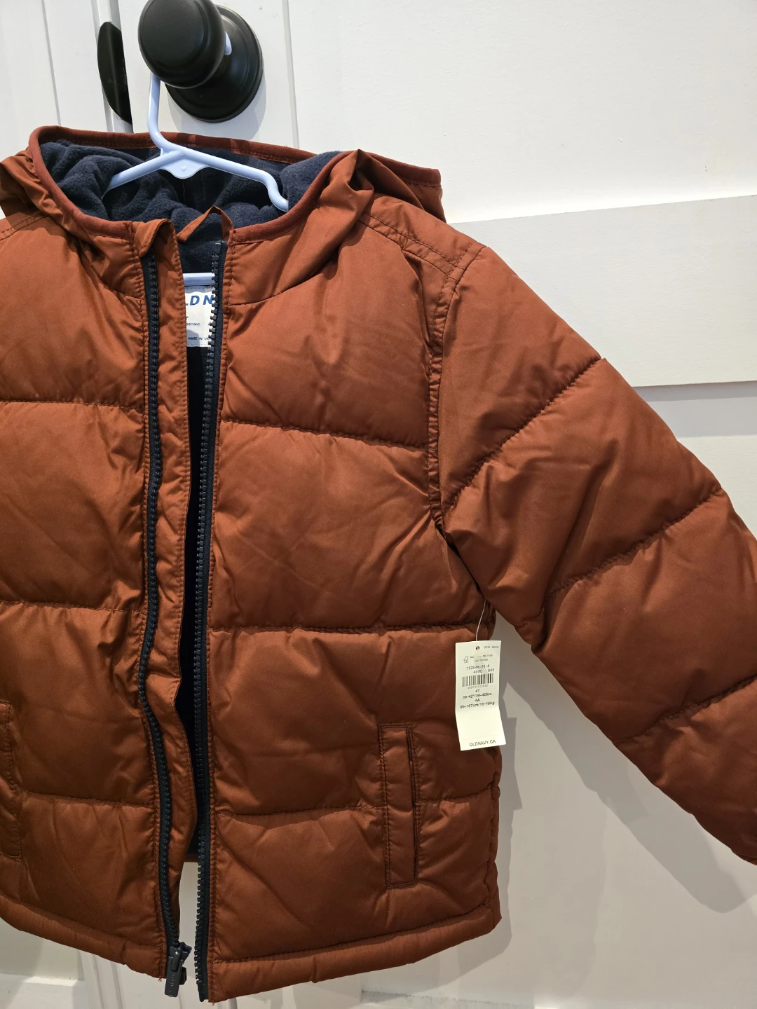Unisex Zip Puffer Jacket T4 - Brand New
