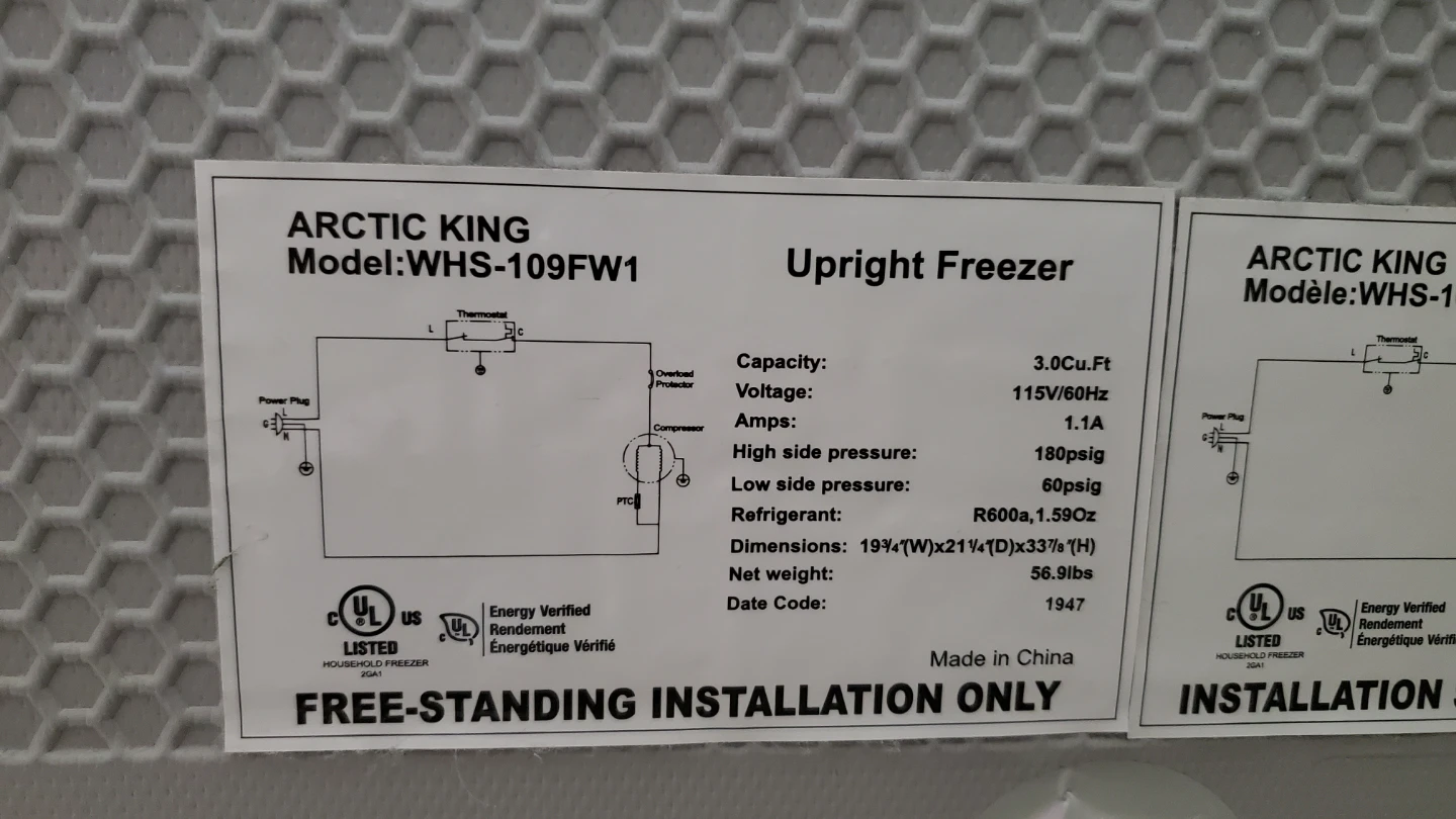 Arctic King upright Freezer - photo 4
