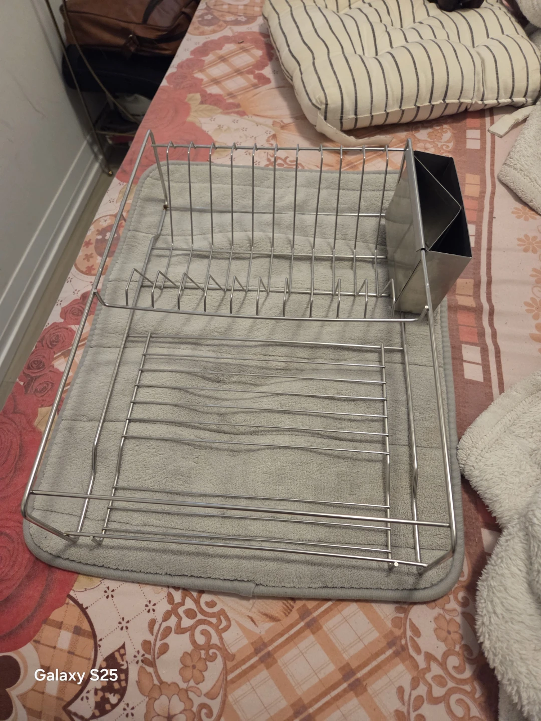 Dish Drying Rack with Utensil Holder - photo 2
