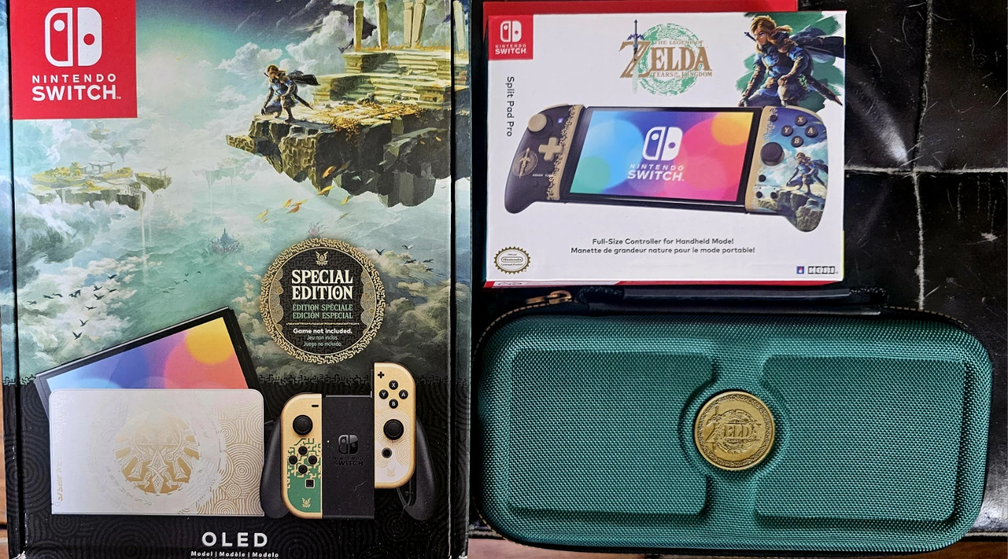 Nintendo switch oled tears of the Kingdom package