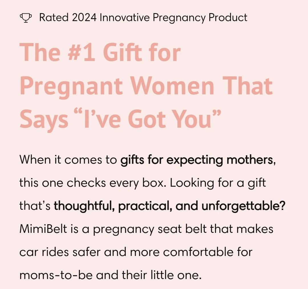 MimiBelt Pregnancy Seat Belt Adjuster - photo 4