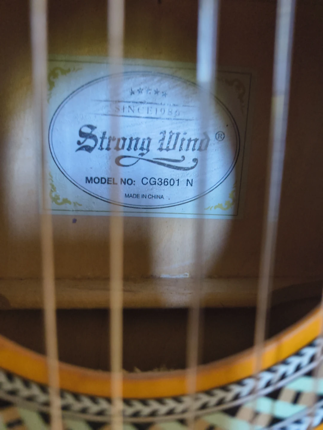 Strong Wind CG3601 N Acoustic Guitar