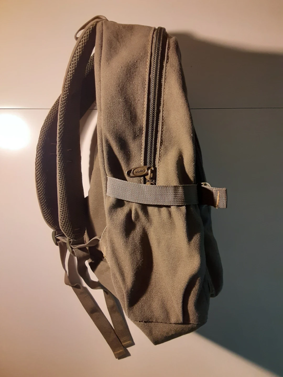 Navy Green Backpack | Simon - Canvas/Poly Blend - S: S/M - M/M - photo 4