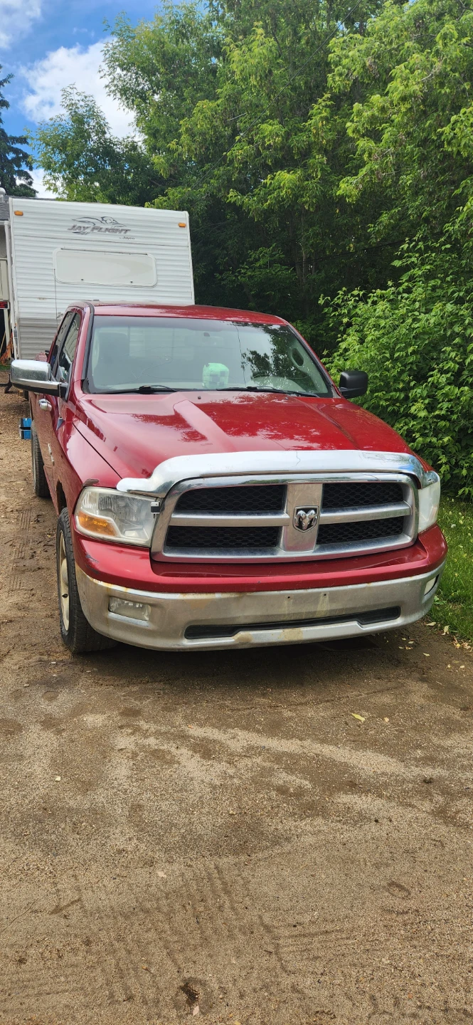 Red Dodge Ram Pickup Truck - photo 3