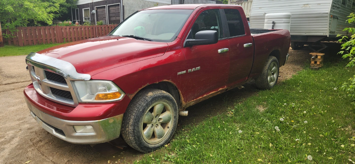 Red Dodge Ram Pickup Truck - photo 4