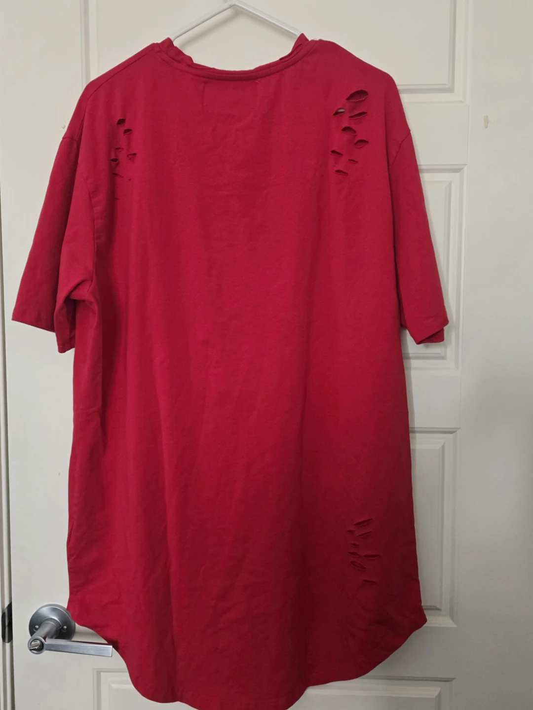 Nokwal Red Distressed T-Shirt XL - photo 2