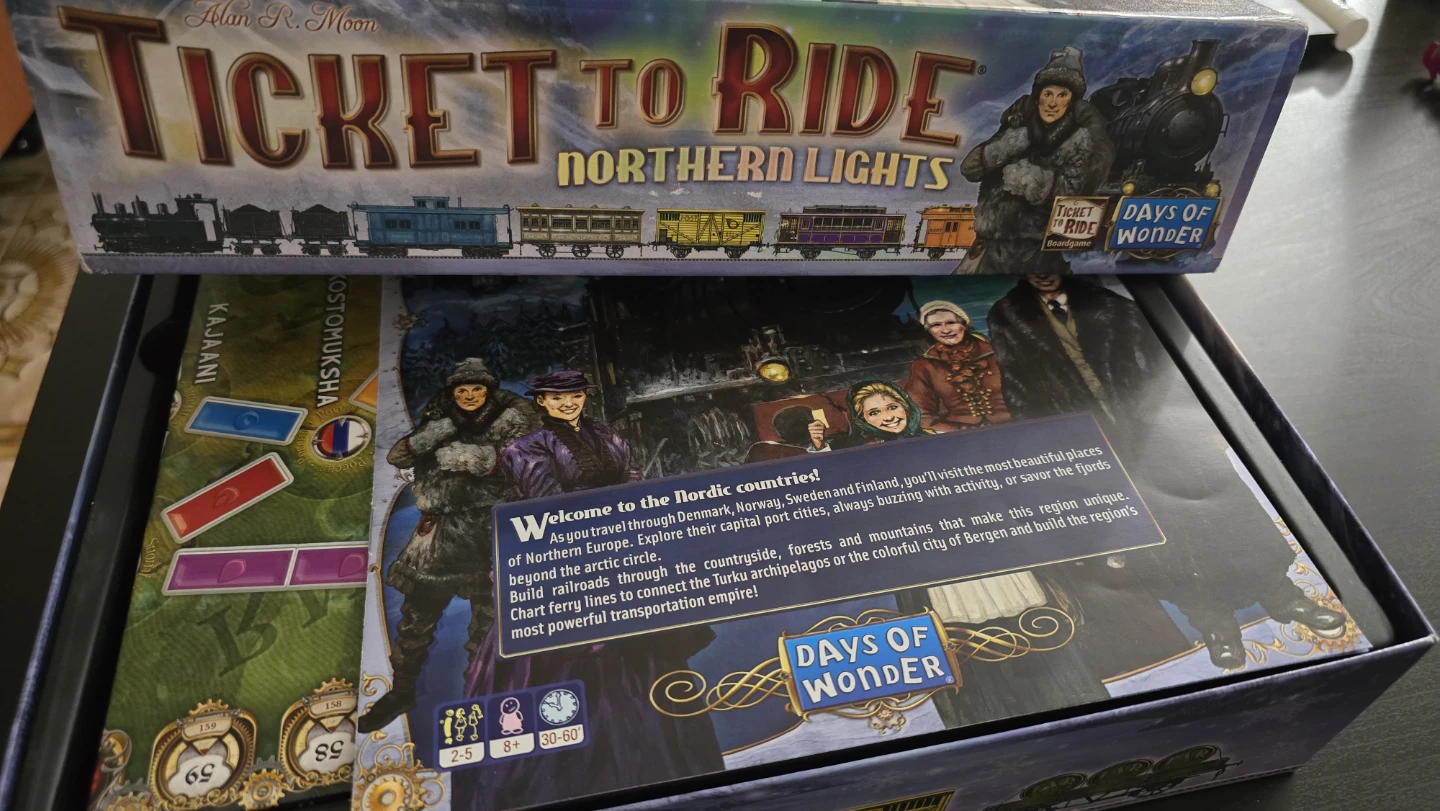 Ticket to Ride: Northern Lights Board Game - photo 2