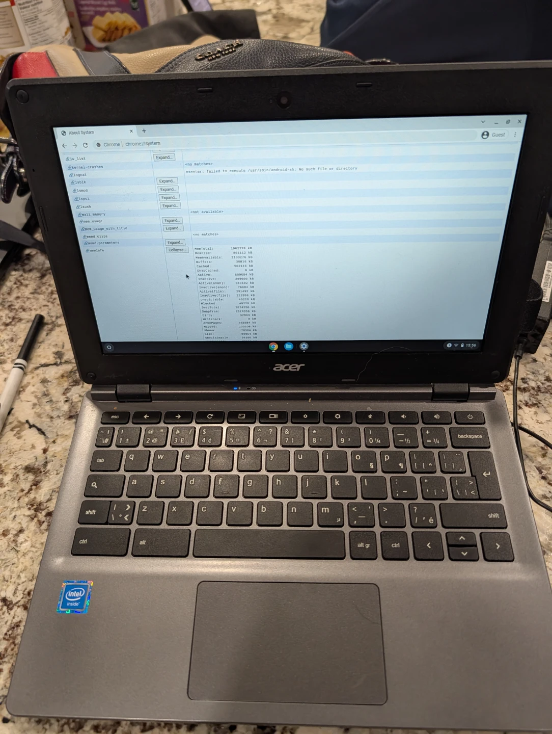 Google Acer Chromebook