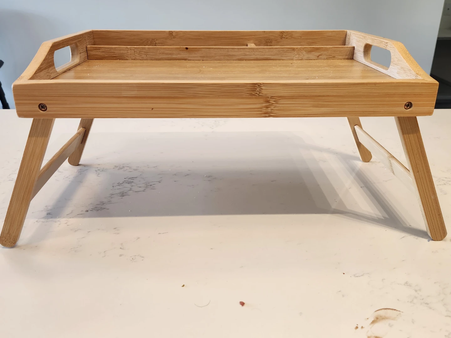 Bamboo Bed Tray with Legs - photo 2