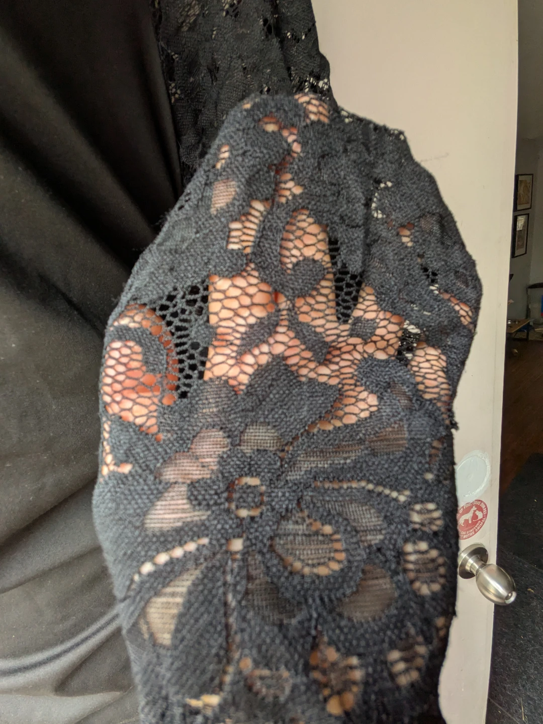 Black Lace Sleeve Dress med/Lrg - photo 5