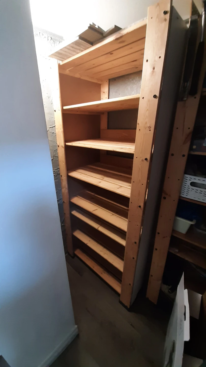 Wooden Shelving Unit