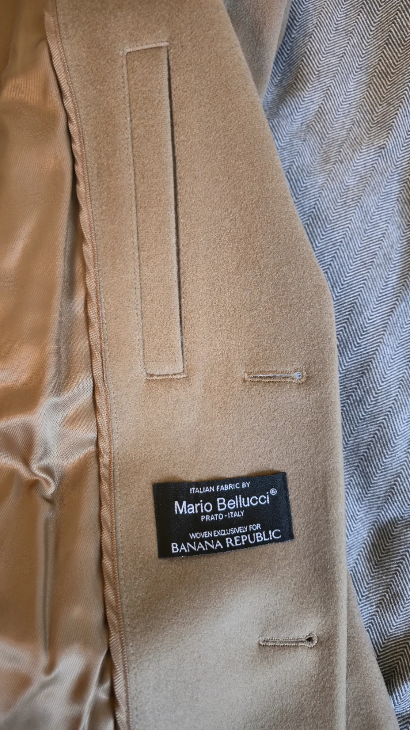 Banana Republic Camel Wool Blend Coat - Small - photo 5