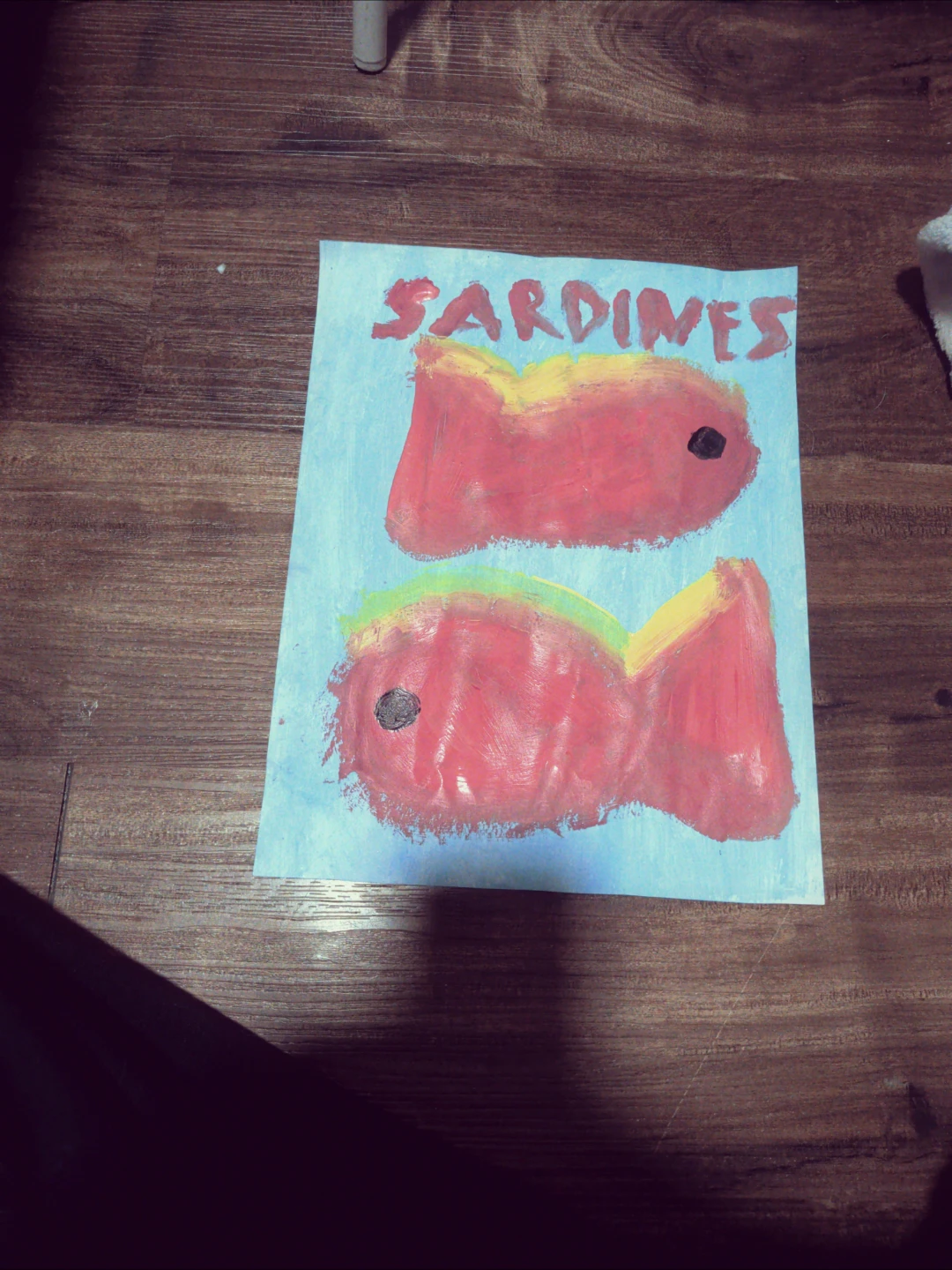 Sardines painting
