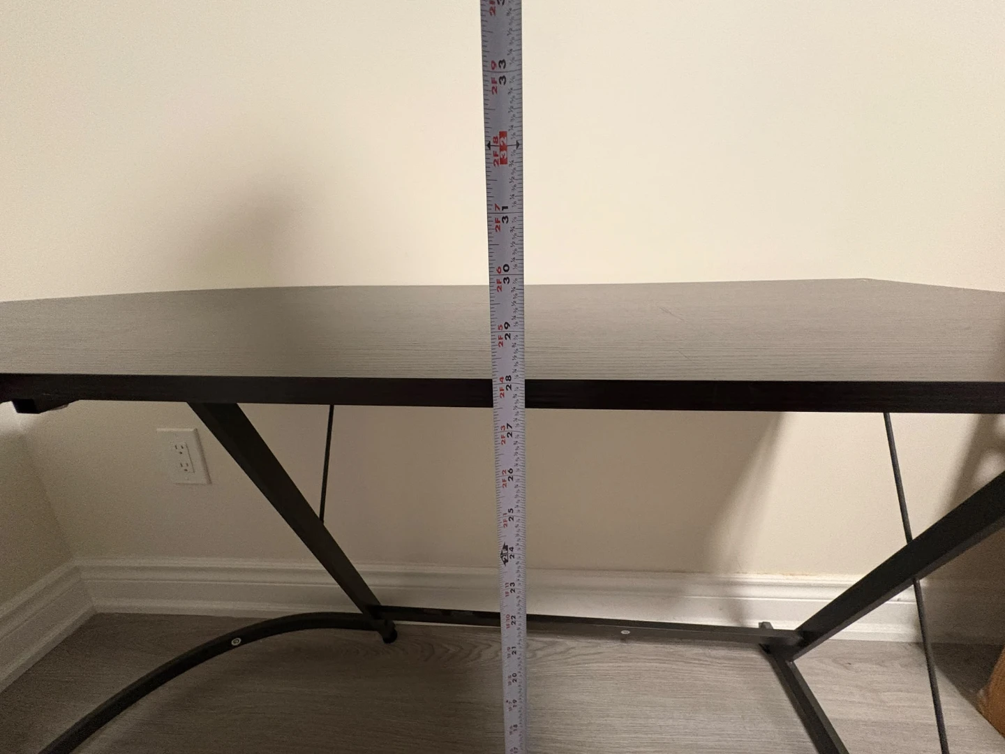 Espresso brown L-Shaped Corner Desk - photo 4