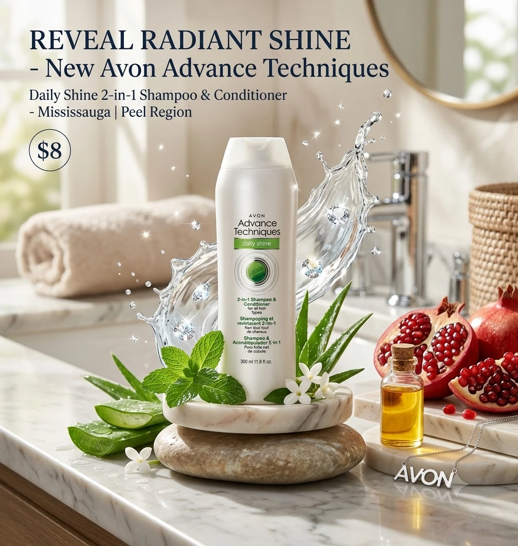 Avon Advance Techniques Daily Shine 2-in-1 Shampoo & Conditioner